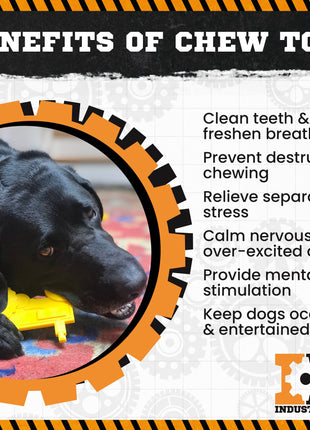 Tractor Nylon Dog Toy for Aggressive Chewers | USA Made | SodaPup