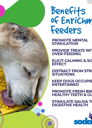 Autumn eMat - Enrichment Lick Mat For Dogs and Cats| Fall Leaves Design | SodaPup