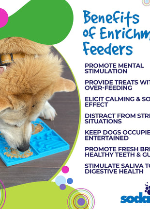 Sky eMat - Enrichment Lick Mat for Dogs and Cats | Celestial Design | SodaPup