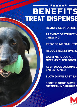 Christmas Tree Dog Toy - Durable Rubber Chew Toy for Large Dogs | USA Made