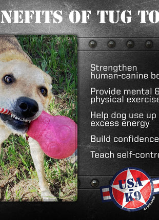 USA-K9 Skull Dog Chew Toy & Treat Dispenser - Made in USA | SodaPup