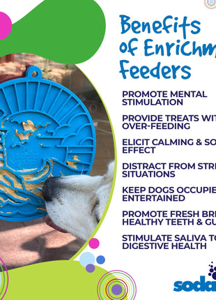 Lighthouse eMat - Enrichment Lick Mat For Dogs and Cats - With Suction Cups | USA Made