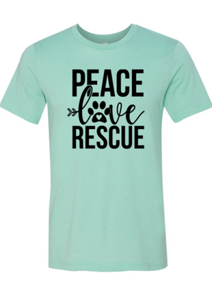 Peace Love Rescue T-Shirt