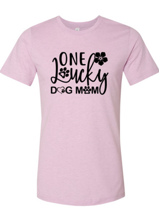 One Lucky Dog Mom T-Shirt