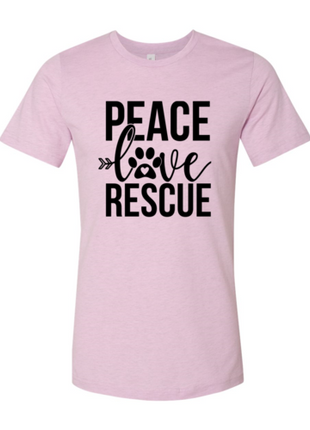 Peace Love Rescue T-Shirt
