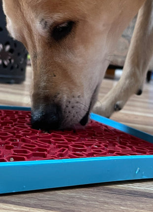 Vino Dog eMat - Enrichment Lick Mat For Dogs and Cats | Wine-Inspired Design| SodaPup