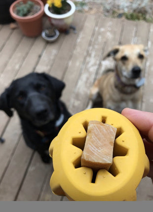 Gear eDispenser - Durable Rubber Yak Chew Holder & Treat Pocket | USA Made