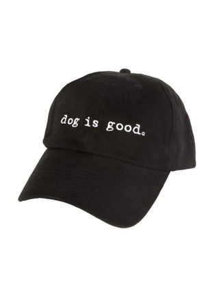 Hat: Dog is Good Signature (Black)
