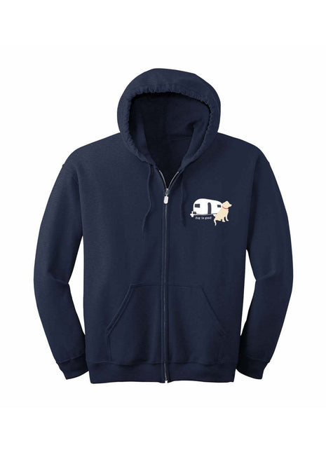 Zip Hoodie: Never RV Alone