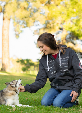 Zip Hoodie: Dog Codependent