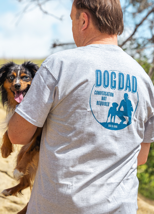 T-shirt: Dog Dad (Grey)