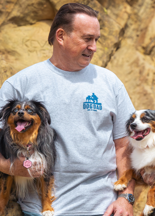 T-shirt: Dog Dad (Grey)