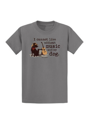 T-shirt: Music and My Dog