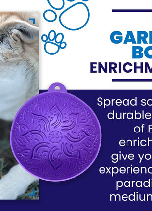 Garden of Eatin' Tipsy Bowl - Wobble Lick Mat for Dogs & Cats | USA Made