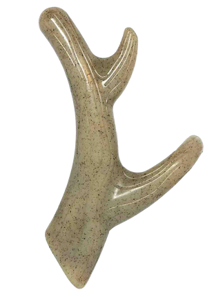 Ever Antler Nylon Chew Bone | Elk Antler Shaped Dog Toy for Aggressive Chewers | SodaPup