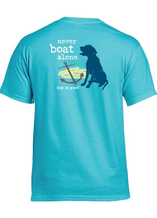 T-shirt: Never Boat Alone