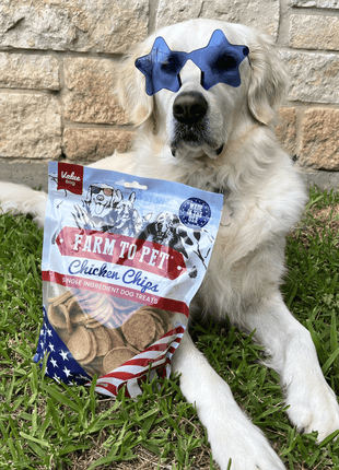 Americana Chicken Chips for Dogs | Celebrate with USA-made Dog Treats