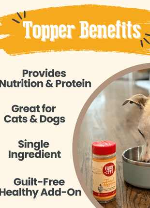 Treat Topper Chicken Dog Food Topper | Healthy Meal Supplement for Dogs