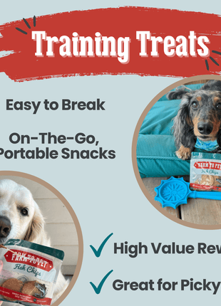 Fish Chips Snack Pack Bundles | Dog Treats for Training & Travel