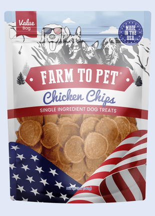 Americana Chicken Chips for Dogs | Celebrate with USA-made Dog Treats