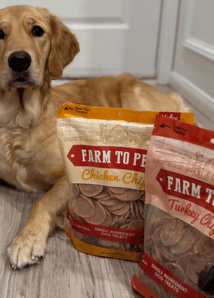 Turkey & Chicken Chip Dog Treat Duo | Single-Ingredient Poultry Treats for Dogs