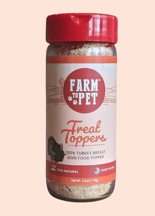 Treat Topper Turkey Dog Food Topper | Healthy Meal Supplement for Dogs