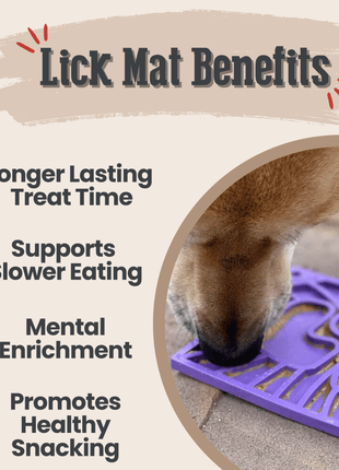 Lick Mats for Cats and Small Dogs