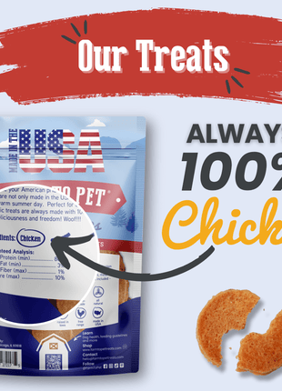 Americana Chicken Chips for Dogs | Celebrate with USA-made Dog Treats