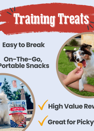 Americana Chicken Chips for Dogs | Celebrate with USA-made Dog Treats