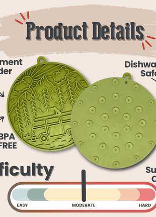 Dog Lick Mats with Suction Cups