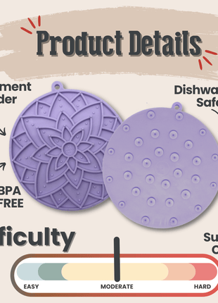 Dog Lick Mats with Suction Cups