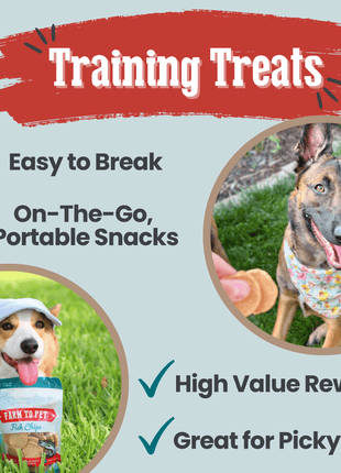 Fish Chips for Dogs | Wild-Caught Fish Dog Treats
