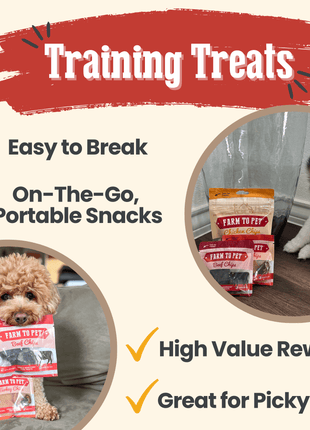 Puppy Packs 'n Snacks Dog Treat Starter Pack | Single-Ingredient Training Treats