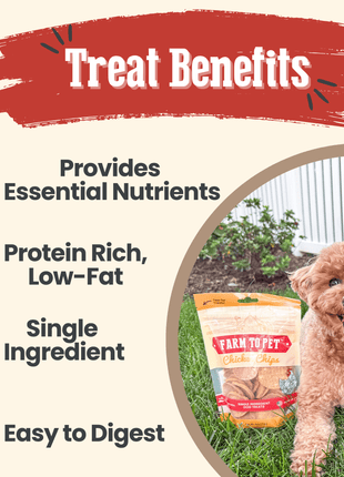 Chicken Chips for Dogs | All-Natural Single-Ingredient Dog Treats