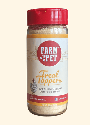 Treat Topper Chicken Dog Food Topper | Healthy Meal Supplement for Dogs