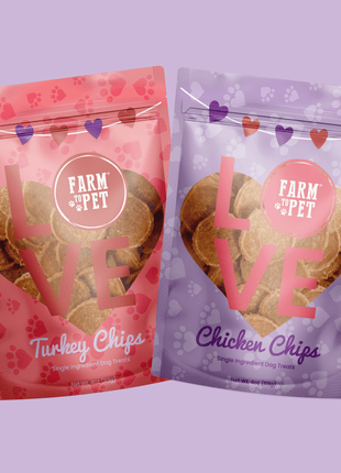 Puppy Love Dog Treat Duo | Poultry Chip Variety Pack