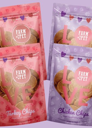 Puppy Love Dog Treat Duo | Poultry Chip Variety Pack