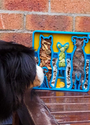 Waiting Dogs eTray - Shallow Slow Feeder Bowl for Enrichment | USA Made