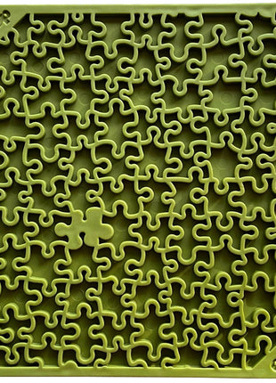 Jigsaw Puzzle eMat - Enrichment Lick Mat for Dogs and Cats | eMat Enrichment Toy for Anxiety Relief | USA Made