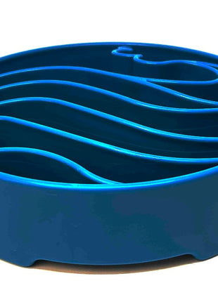 Wave eBowl Deep Slow Feeder Dog Bowl for Enrichment | Made in USA