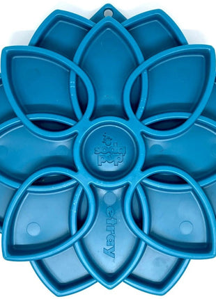 Mandala eTray Shallow Slow Feeder Dog Bowl for Enrichment | USA Made