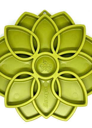 Mandala eTray Shallow Slow Feeder Dog Bowl for Enrichment | USA Made