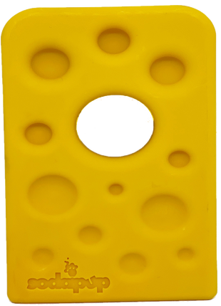 Swiss Cheese Wedge Nylon Dog Chew Toy for Aggressive Chewers | SodaPup