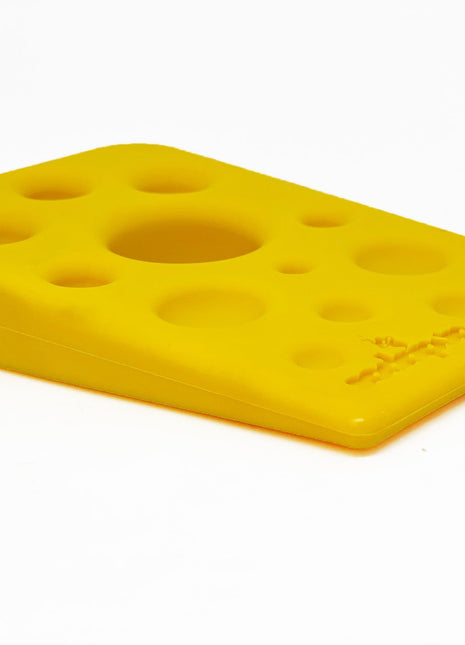 Swiss Cheese Wedge Nylon Dog Chew Toy for Aggressive Chewers | SodaPup