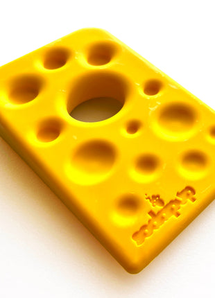 Swiss Cheese Wedge Nylon Dog Chew Toy for Aggressive Chewers | SodaPup