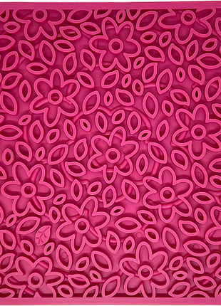 Flower Power emat - Enrichment Lick Mat for Dogs and Cats | Flower Design | USA Made