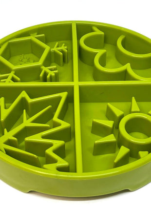 Four Seasons eTray - Shallow Slow Feeder Dog Bowl for Enrichment | USA Made