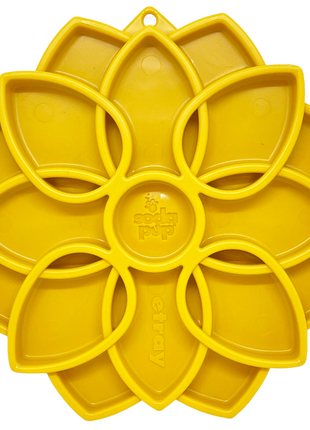 Mandala eTray Shallow Slow Feeder Dog Bowl for Enrichment | USA Made