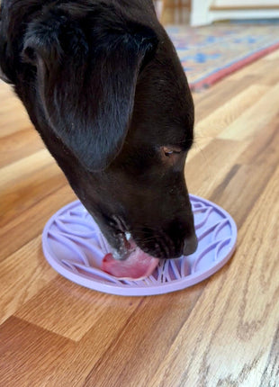 Tulip Design eMat - Enrichment Lick Mat For Dogs and Cats - With Suction Cups | USA Made