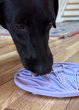 Tulip Design eMat - Enrichment Lick Mat For Dogs and Cats - With Suction Cups | USA Made